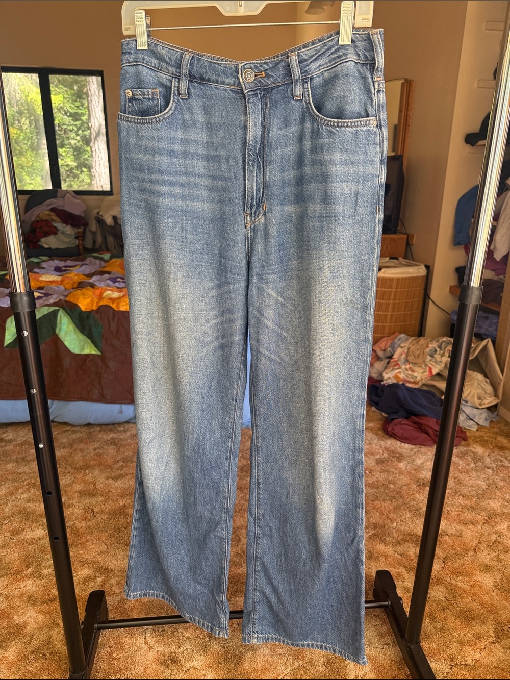 Anthropologie Pilcro wide leg jeans